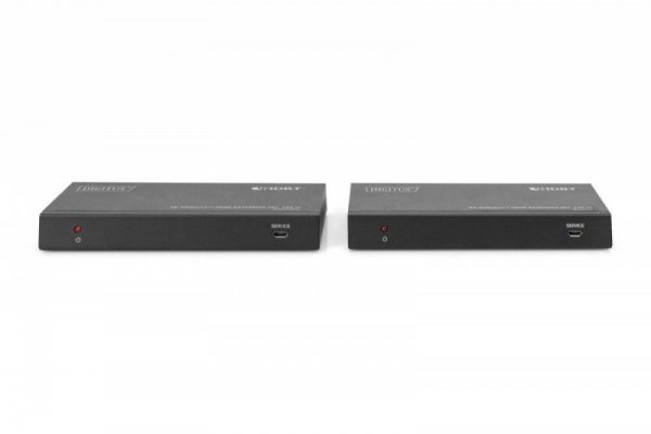 Digitus Przedłużacz / Extender HDMI HDBaseT 150m kat.5e/6/74K 60Hz PoC (Power over Cable) IR audio (zestaw)