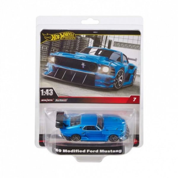 Hot Wheels Pojazd Premium 1:43 Modified Ford Mustang