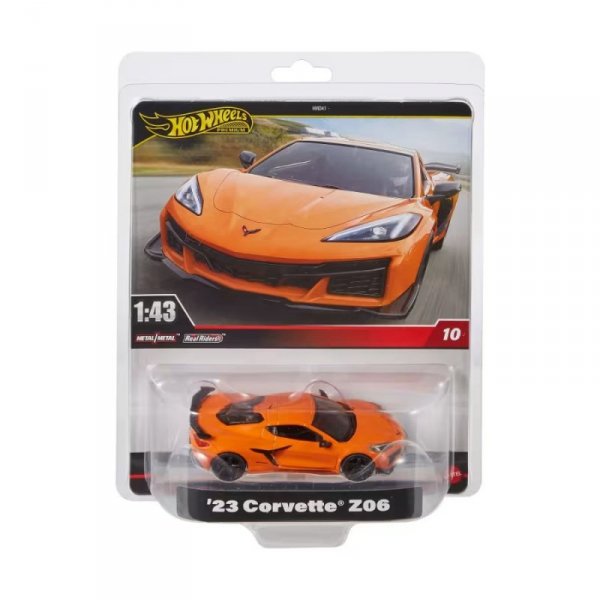 Hot Wheels Pojazd Premium 1:43 Corvette Z06