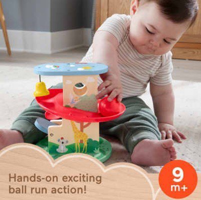 Fisher Price Wood Drewniany domek z kuleczką