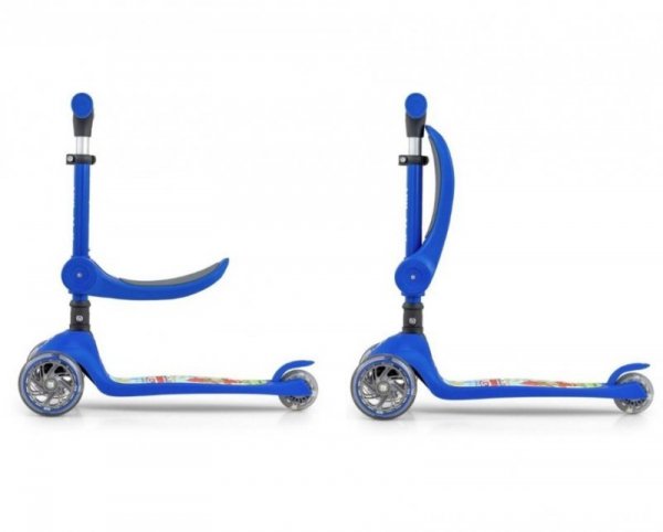 Milly Mally Hulajnoga Scooter Fuzzy Blue