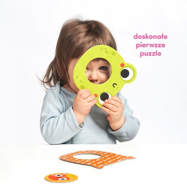 CzuCzu Układanka Moje puzzle z dziurką - Zwierzątka