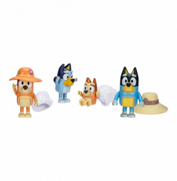 Tm Toys Zestaw figurek Bluey Rodzinna wycieczka