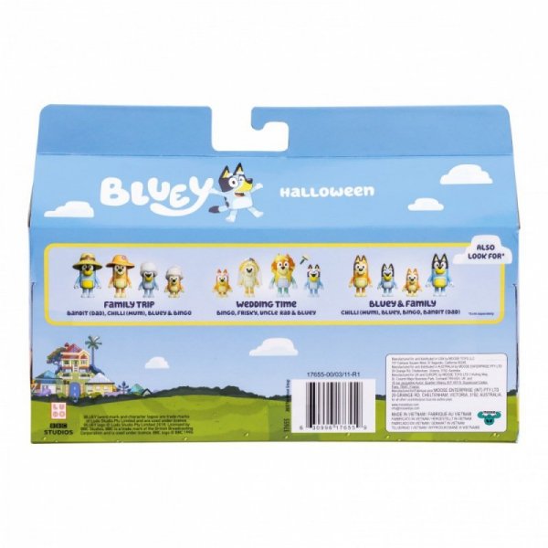 Tm Toys Bluey Figurki Bal przebierańców 4-pak