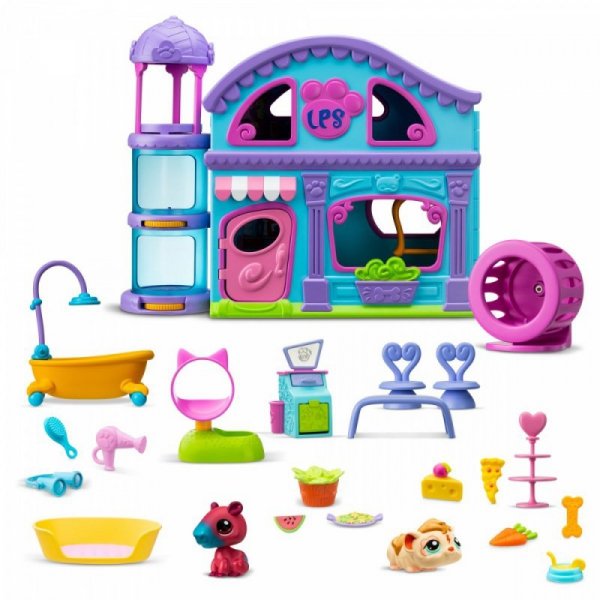 Tm Toys Zestaw figurek Littles Pet Shop Domek 2 figurki