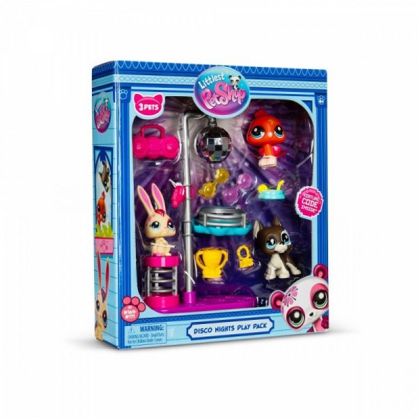 Tm Toys Zestaw figurek Littlest Pet Shop G7 S3 Disco z 3 figurkami