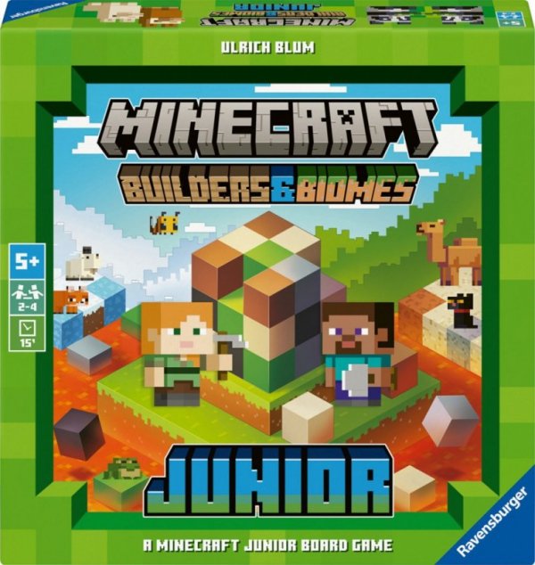 Ravensburger Polska Gra Minecraft Builders and Biomes Junior
