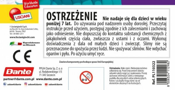 Lisciani Zestaw Slumi Science - Gniotek Aksolotl