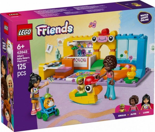LEGO Klocki Friends 42645 Pokój zabaw młodszej siostry Aliyi
