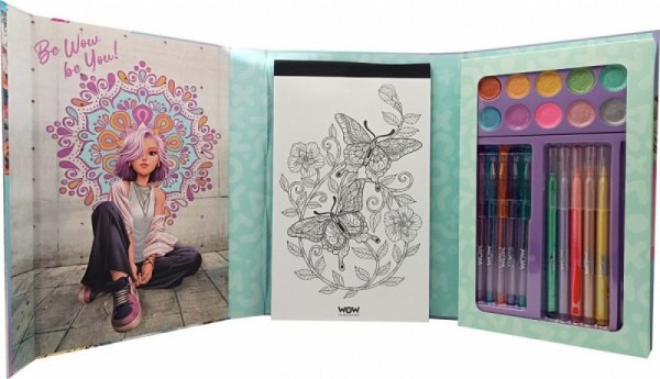Kids Euroswan Zestaw kreatywny Mandala brokat