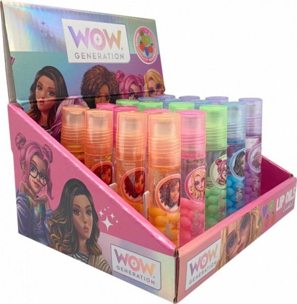 Kids Euroswan Olejek zapachowy do ust WoW MIX display 20 sztuk