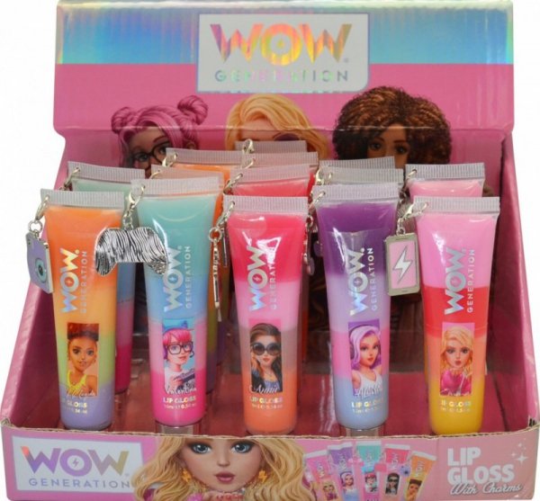 Kids Euroswan Błyszczyk do ust WoW MIX display 20 sztuk