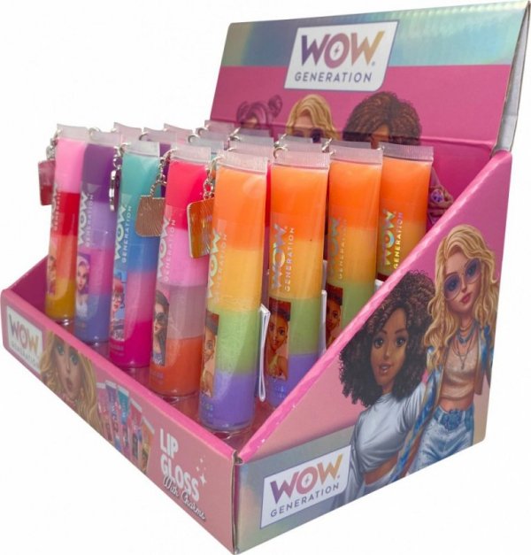 Kids Euroswan Błyszczyk do ust WoW MIX display 20 sztuk