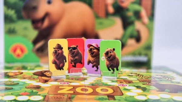 Alexander Gra Rodzinna gra planszowa Kapibary w akcji - Ucieczka z zoo