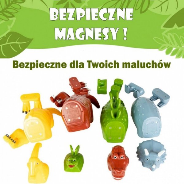 MALIK Zestaw Malblo Magnetic Dinozaury 1