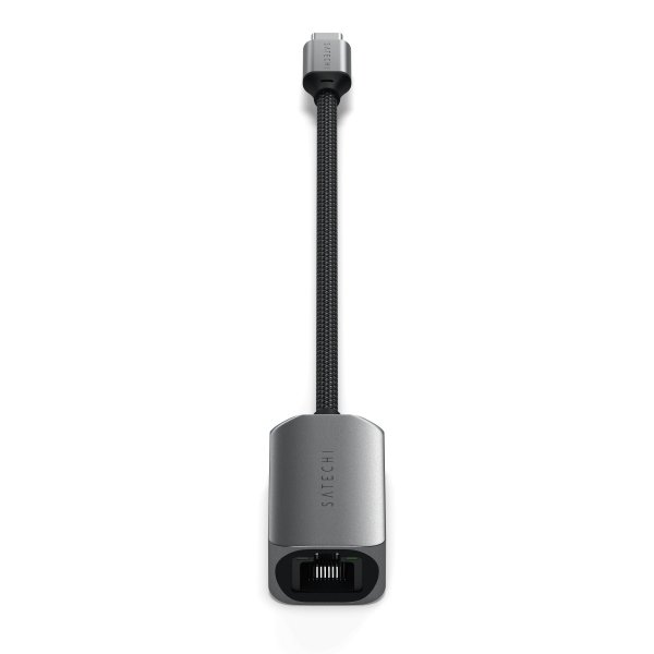 Satechi Ethernet Adapter - adapter USB-C 2.5 do Ethernet (space gray)