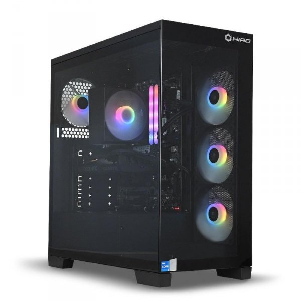 Komputer HIRO Aurora AMD Ryzen 5 7600, RTX 3050 6GB, 32GB RAM, 1TB SSD, WIFI, W11H