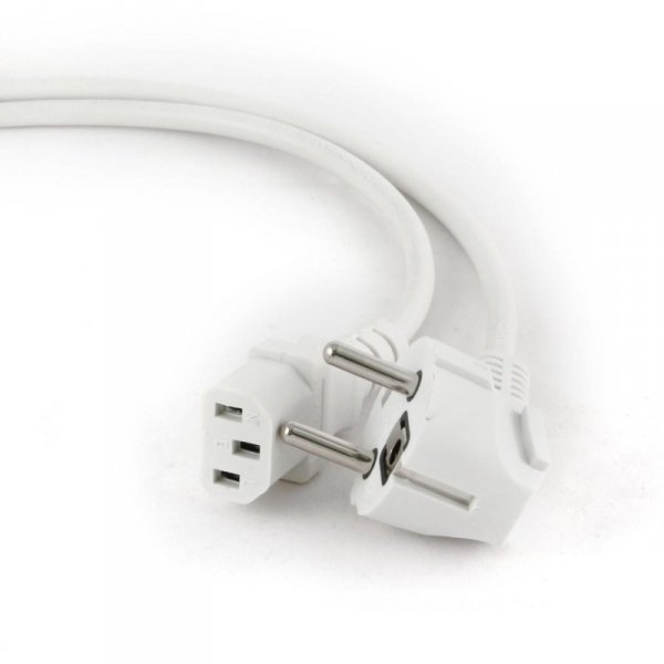 Kabel zasilający komputerowy IEC 320 C13 z certyfikatem VDE Gembird PC-186W-VDE (1,8 m)