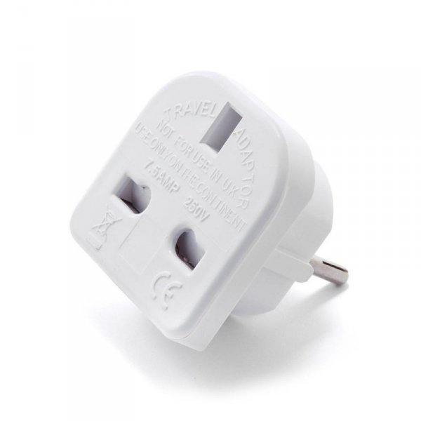Adapter zasilania ANG/PL (wtyk PL/gniazdo ANG) Gembird