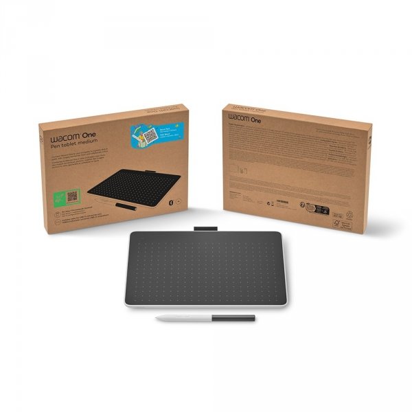 Wacom One - tablet piórkowy z Bluetooth - rozmiar M