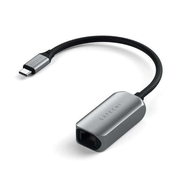 Satechi Ethernet Adapter - adapter USB-C 2.5 do Ethernet (space gray)
