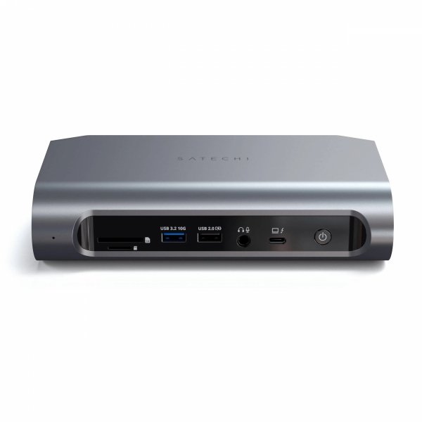 Satechi Thunderbolt 4 Multimedia Pro Dock - stacja dokująca (2x DisplayPort 1.4, 2x HDMI 2.1, 7x USB, 3,5mm jack, Ethernet 2.5 G