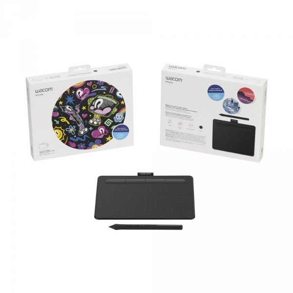 [EOL] Wacom Intuos S - tablet piórkowy, czarny + 1 soft graficzny (do wyboru)