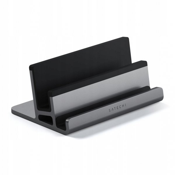 Satechi Dual Vertical Laptop Stand - aluminowa podstawka na laptopa oraz iPada (space gray)