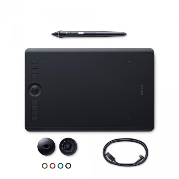 [EOL] Wacom Intuos Pro M - tablet graficzny do profesjonalnych zastosowań, piórko ProPen 2 z 8192 poziomami nacisku i 60 pozioma