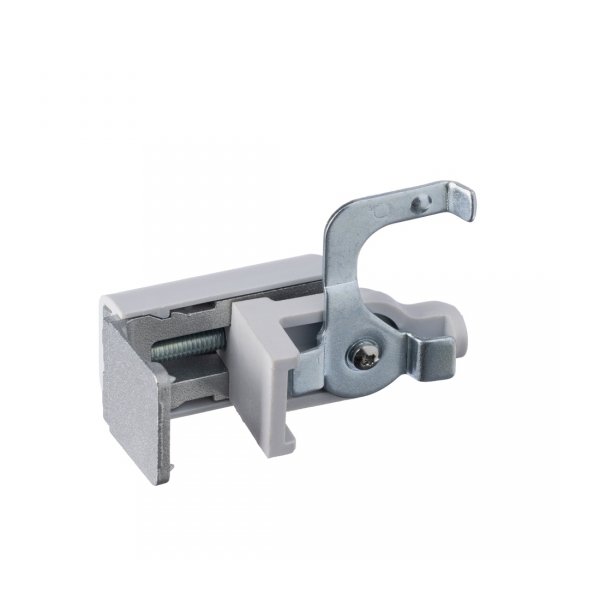 Uchwyt do montażu beziwnazyjnego żaluzji 25mm jasny szary