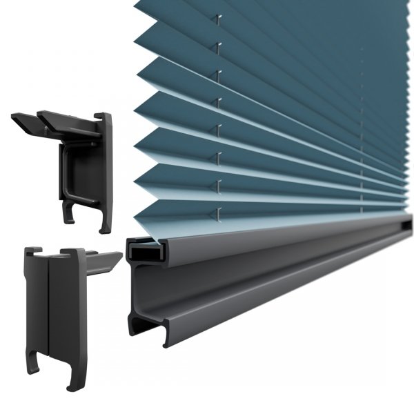 Plisa okienna Coben z tkaniną pojedyncza 16mm