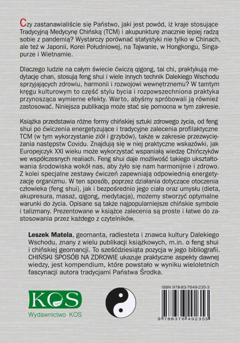 Chiński sposób na zdrowie