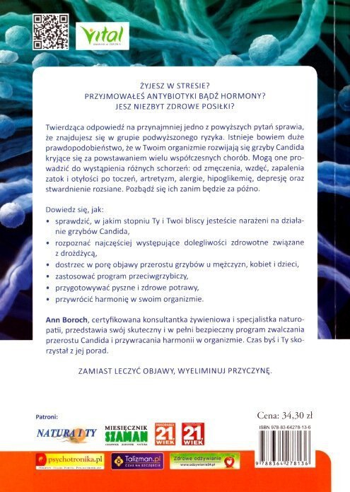 Grzyby Candida przyczyna większości chorób