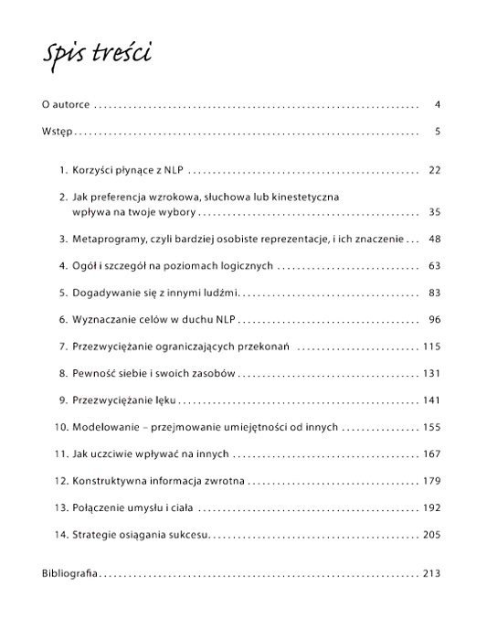 NLP w ćwiczeniach