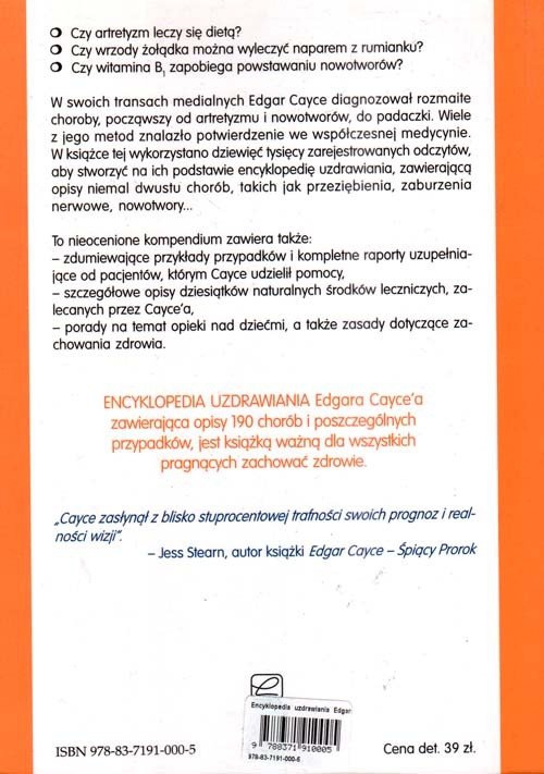 Encyklopedia uzdrawiania Edgara Cayce'a