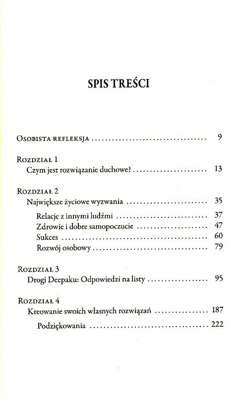 Duchowe rozwiązania