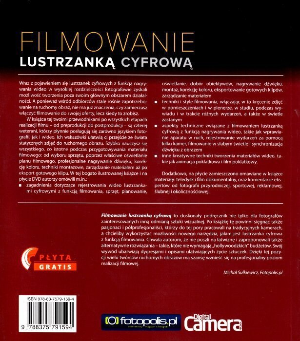 Filmowanie lustrzanką cyfrową + CD
