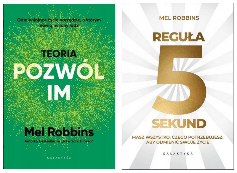 Zestaw 2w1 Reguła 5 sekund, Teoria pozwól im Mel Robbins