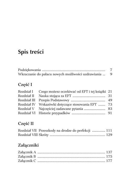 Podręcznik EFT Radykalne usuwanie każdej dolegliwości
