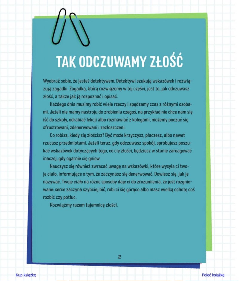 Twoje spokojne dziecko. 50 ćwiczeń, które pomogą dzieciom opanować złość 
