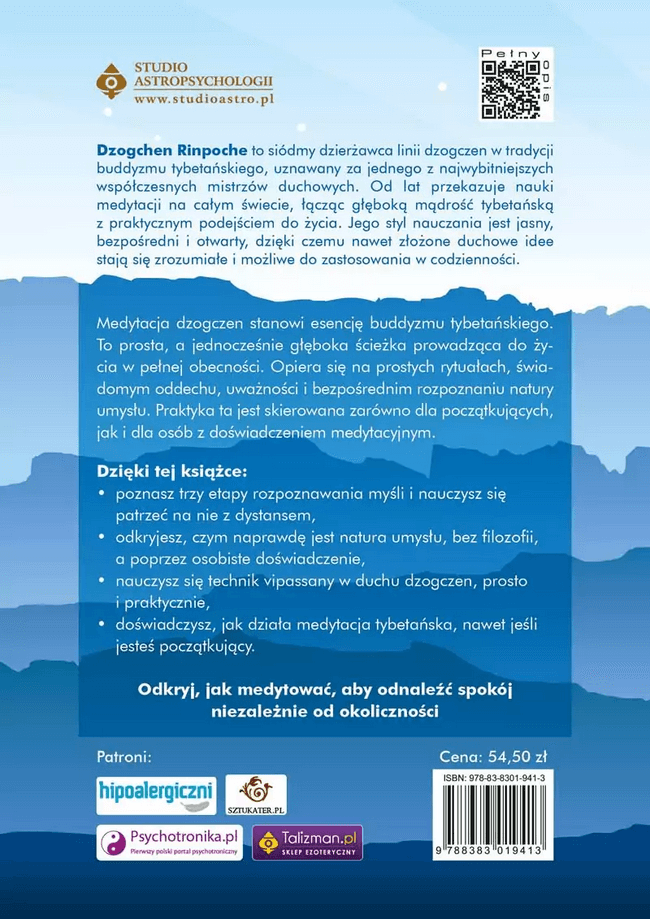 Buddyjska medytacja Dzogczen dar uważności i ciszy