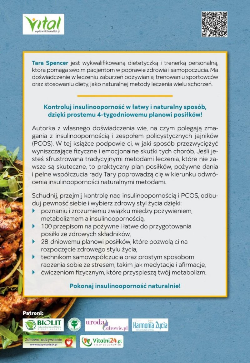 Insulinooporność dieta i książka kucharska