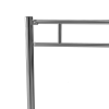 WC Klappgriff für barrierefreies Bad zur Bodenmontage 85cm aus rostfreiem Edelstahl ⌀ 32 mit Abdeckplatten
