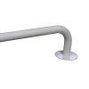Handlauf für barrierefreies Bad 140 cm weiß ⌀ 25 mm