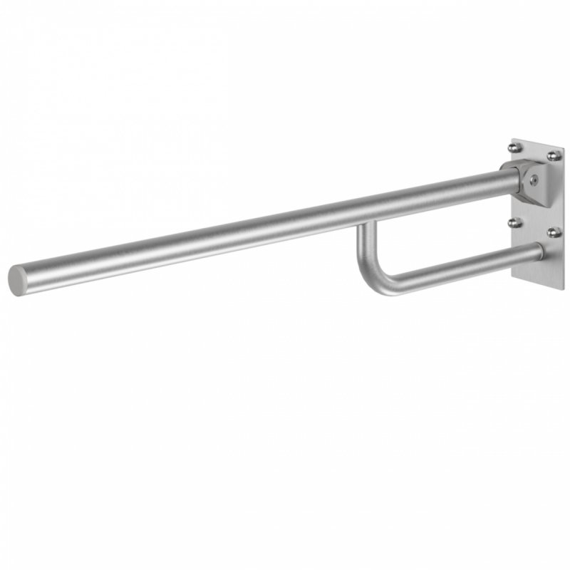 WC - Klappgriff für barrierefreies Bad 50 cm aus rostfreiem Edelstahl ⌀ 32 mm MODULAR