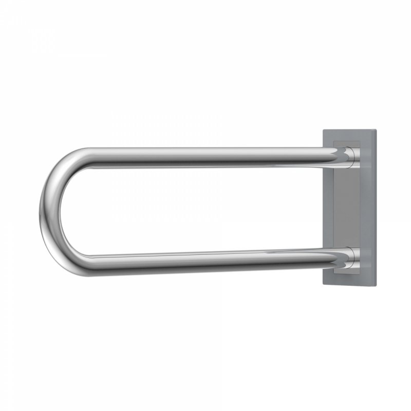 Stützgriff für barrierefreies Bad aus rostfreiem Edelstahl 75 cm ⌀ 32 mm  