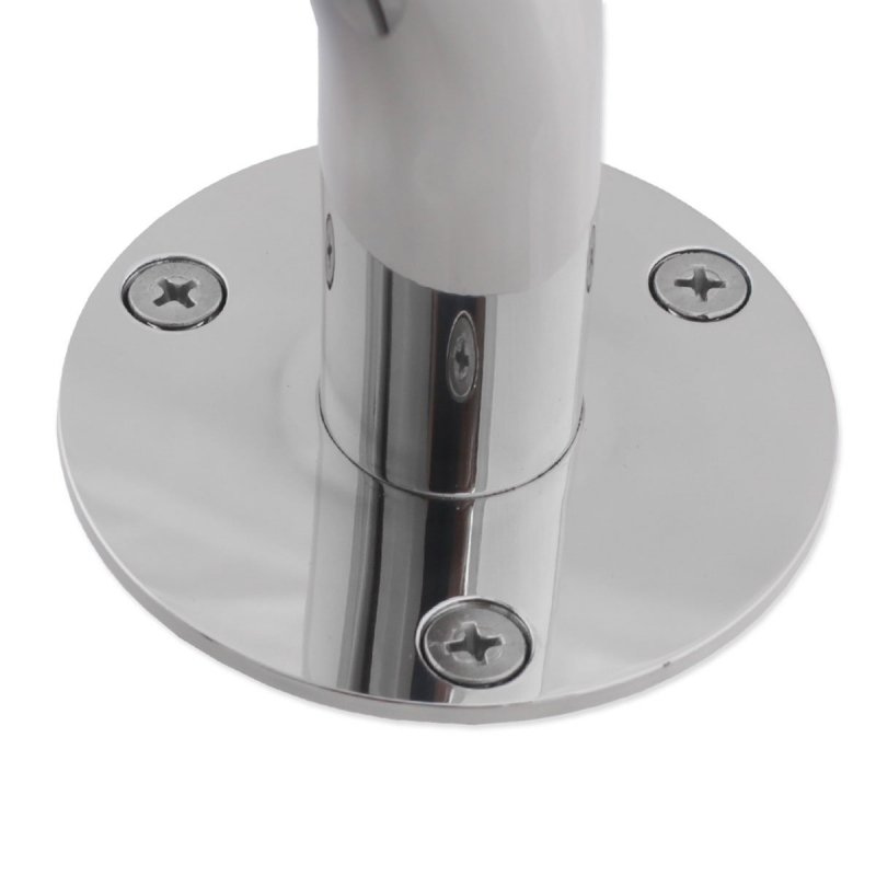 WC Stützgriff für barrierefreies Bad rechts montierbar 80 cm aus rostfreiem Edelstahl ⌀ 25 mm