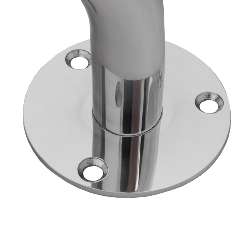 Winkelgrifffür barrierefreies Bad Stangenlänge 60/30 cm zur Montage links. aus rostfreiem Edelstahl ⌀ 32 mm