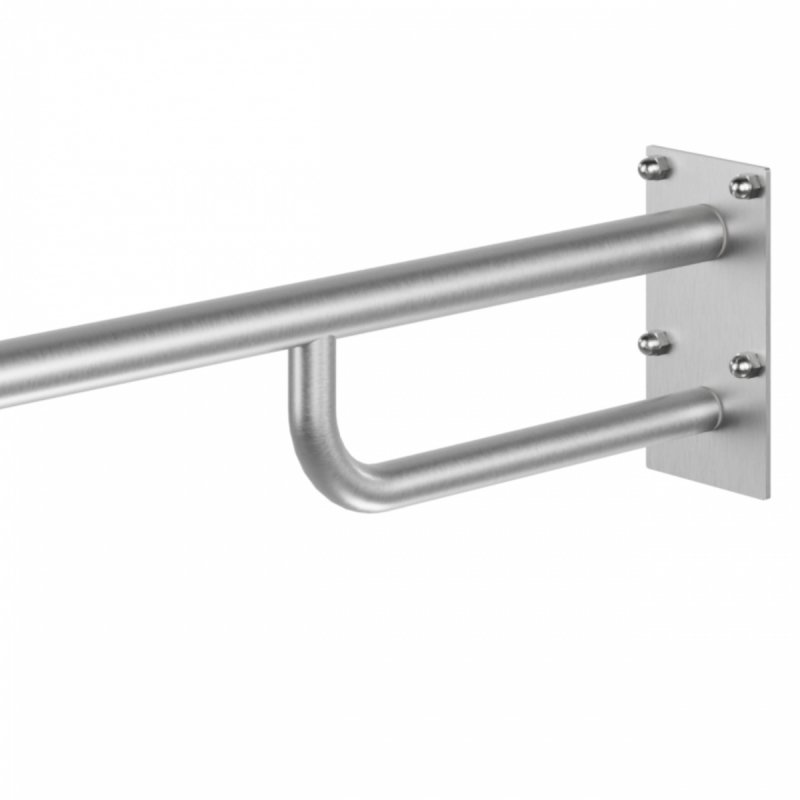 Stützgriff für barrierefreies Bad 50 cm aus rostfreiem Edelstahl ⌀ 32 mm MODULAR