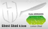 PRZYNĘTA HERAKLES GHOST SHAD 8.5cm - LEMON SHAD 